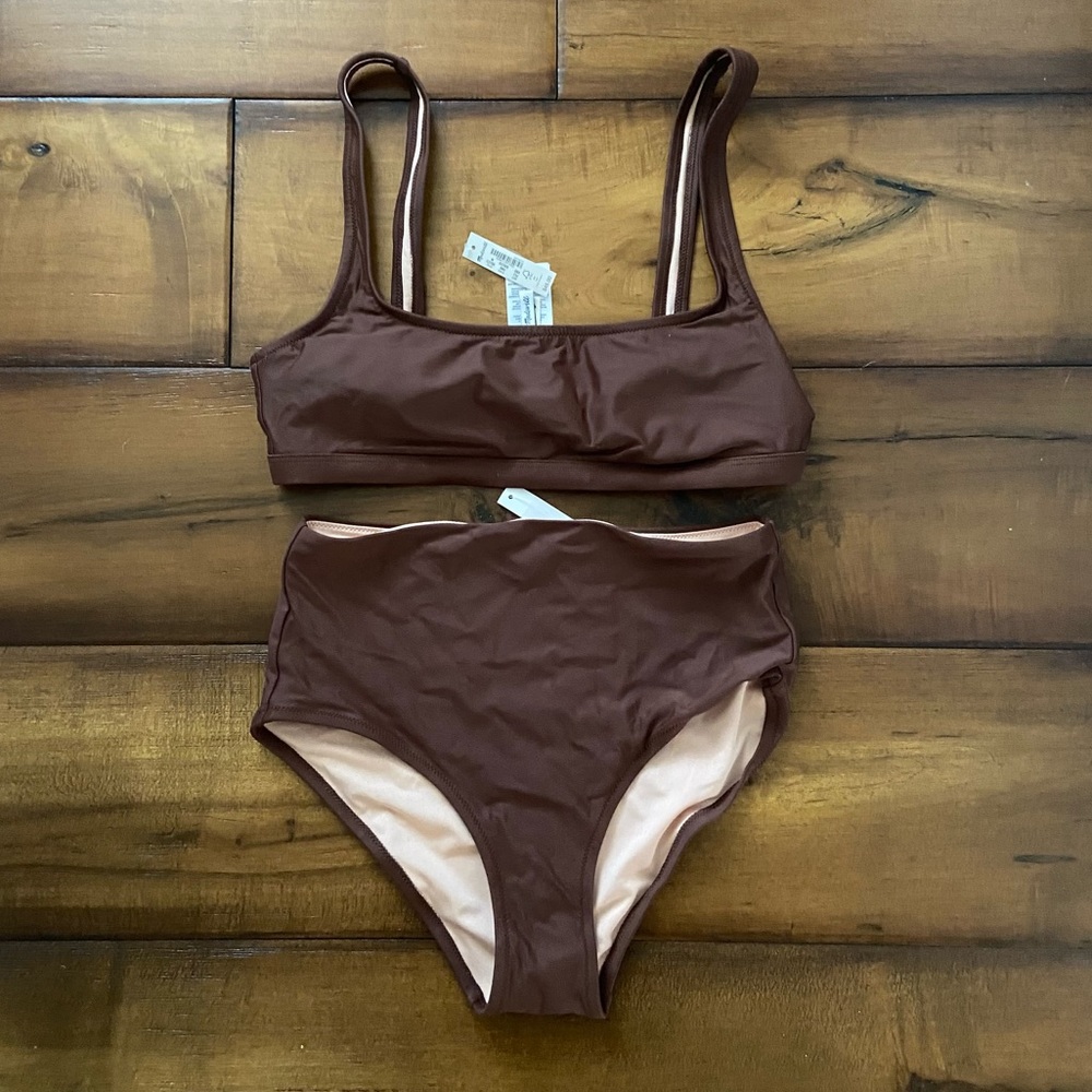 NWT Madewell High-Waisted Bikini Set